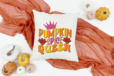 Pumpkin spice queen SVG Rupkotha 