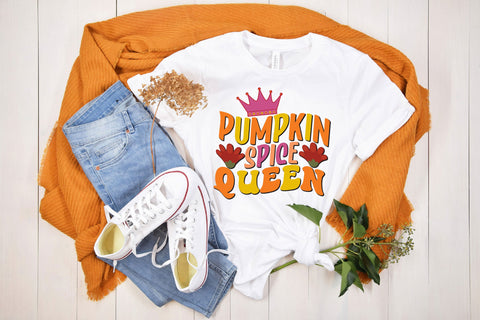 Pumpkin spice queen SVG Rupkotha 