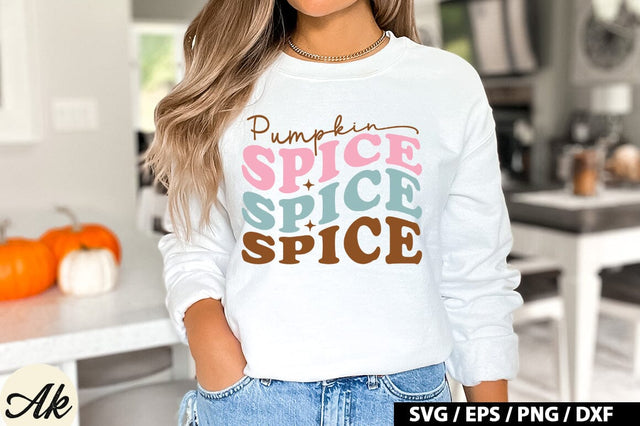 Pumpkin spice Retro SVG SVG akazaddesign 