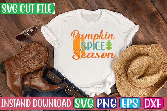 Pumpkin Spice Season SVG Cut File SVGs, Quotes and Sayings, Food & Drink, Holiday,On Sale, SVG Studio Innate 