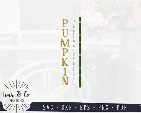 Pumpkin Spice Season SVG Files | Fall Sign SVG | Autumn SVG | Vertical Sign | Commercial Use | Cricut | Silhouette | Digital Cut Files (1047757984) SVG Ivan & Co. Designs 