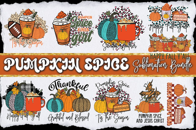 Pumpkin Spice Sublimation Bundle Sublimation Jagonath Roy 