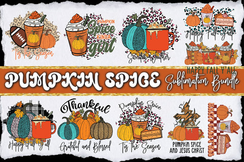 Pumpkin Spice Sublimation Bundle Sublimation Jagonath Roy 