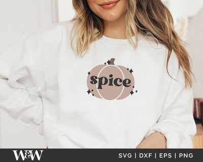 Pumpkin Spice SVG | Boho Fall SVG SVG Wood And Walt 