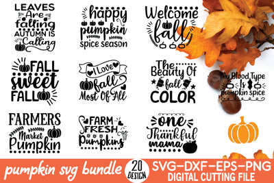 Pumpkin spice SVG bundle SVG md faruk hossain 