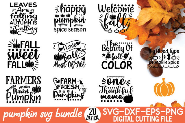 Pumpkin spice SVG bundle SVG md faruk hossain 