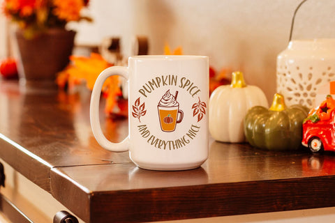 Pumpkin Spice SVG | Fall Cut File SVG B Renee Design 