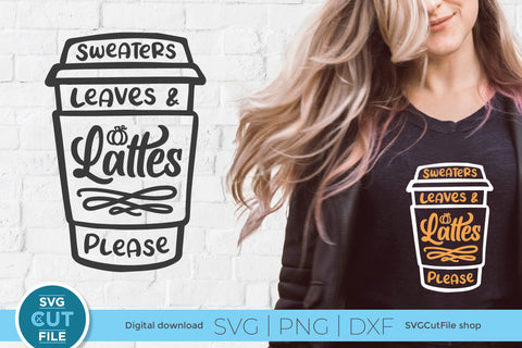 Pumpkin Spice SVG - pumpkin spiced latte design SVG SVG Cut File 