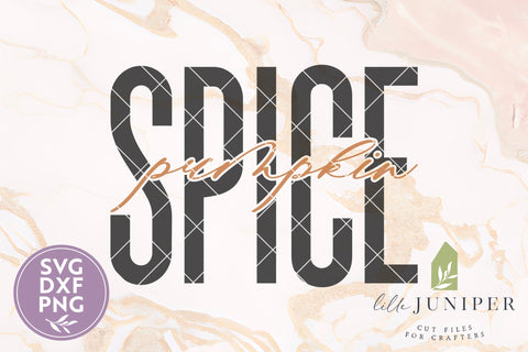 Pumpkin Spice SVG SVG LilleJuniper 