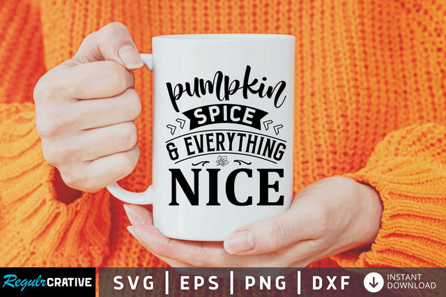 pumpkin spice & svg SVG Regulrcrative 