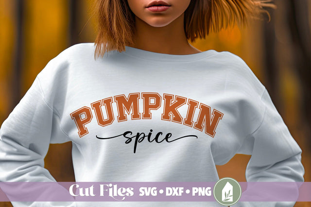 Pumpkin Spice Varsity SVG SVG LilleJuniper 