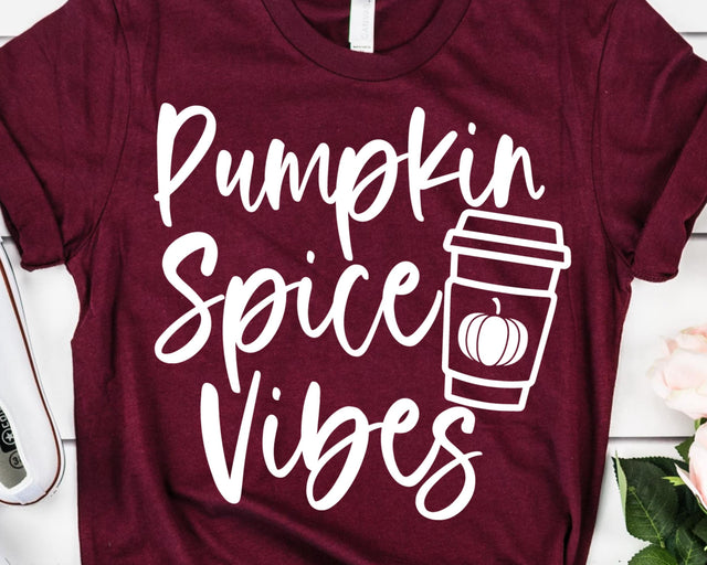 Pumpkin Spice Vibes - Pumpkin Spice SVG SVG She Shed Craft Store 