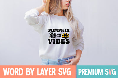 Pumpkin Spice Vibes SVG CUT FILE SVG Blessedprint 