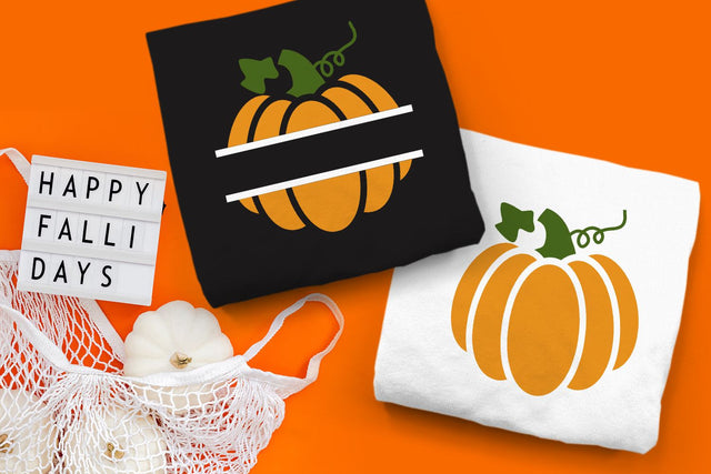 Pumpkin Split SVG SVG Designed by Geeks 