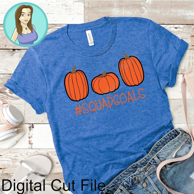 Pumpkin Squadgoals Fall Svg SVG Awesomely Strange Designs 