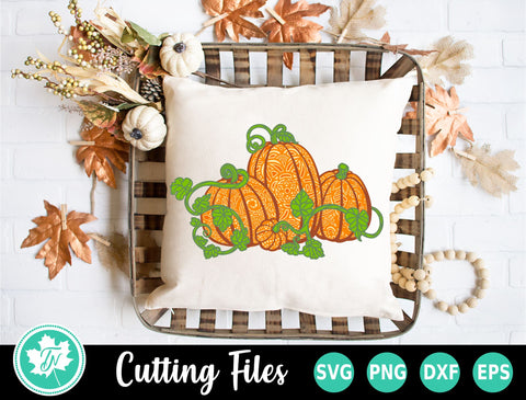 Pumpkin SVG | 3D Pumpkin SVG | Zentangle SVG SVG TrueNorthImagesCA 