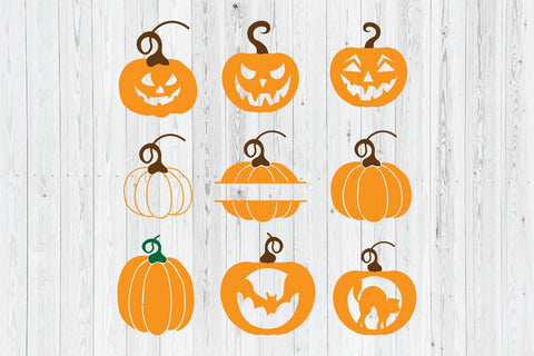 Pumpkin Svg Bundle - Halloween Pummpkin Svg cut file SVG DIYCUTTINGFILES 
