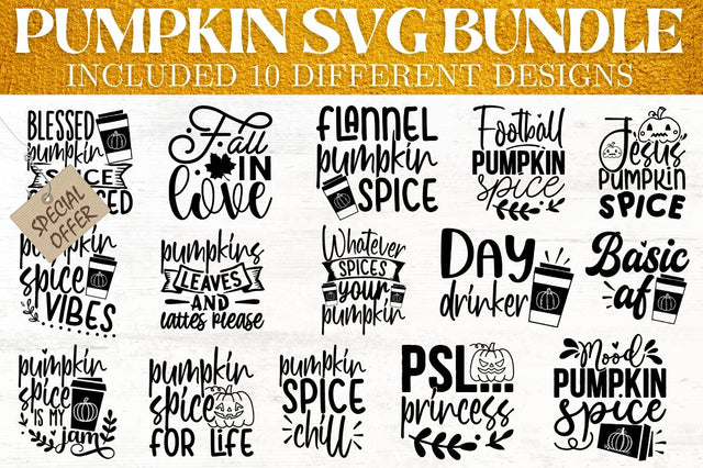 Pumpkin SVG Bundle SVG Designangry 