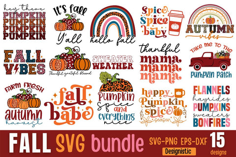 Pumpkin SVG Bundle, SVG DESIGNISTIC 
