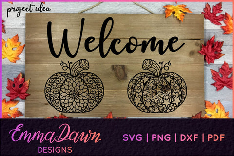 Pumpkin SVG Bundle SVG Emma Dawn Designs 