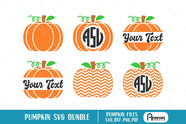 Pumpkin Svg Bundle SVG Pinoyart Kreatib