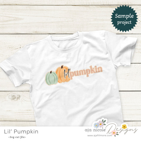 Pumpkin SVG cut file SVG Aja Nicole Designs 