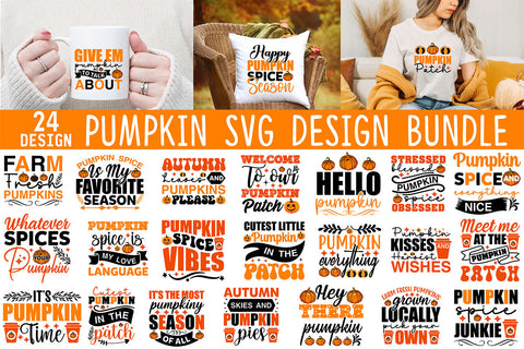 Pumpkin SVG Design Bundle SVG Rupkotha 
