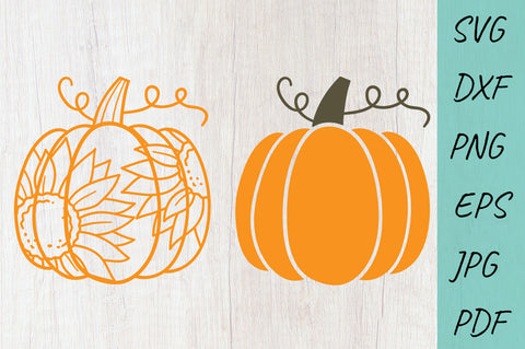Pumpkin SVG, Fall SVG, Sunflowers SVG, mandala Pumpkin SVG SVG Irina Ostapenko 