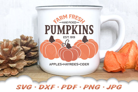 Pumpkin SVG | Farmhouse Fall SVG SVG Cloud9Design 