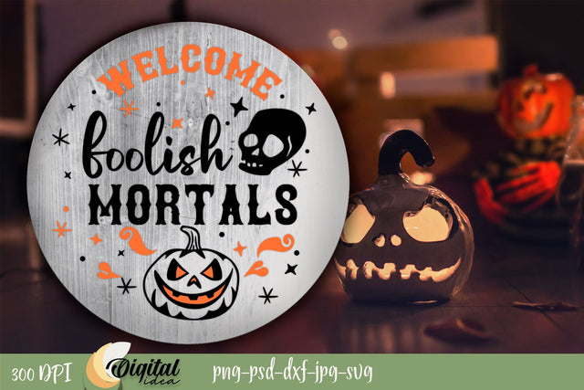 Pumpkin SVG. Halloween Layered Round sign Design. Halloween SVG. Laser Cut SVG Evgenyia Guschina 