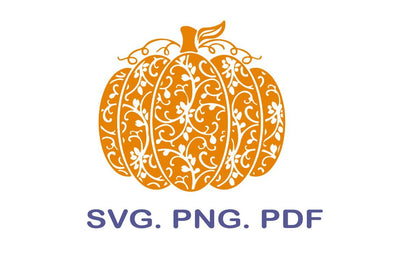 Pumpkin SVG, Lace Pumpkin Svg, Halloween Svg, Pumpkin Clipart, Thanksgiving SVG, Cricut, Silhouette Cut Files SVG MagicDesignUS 