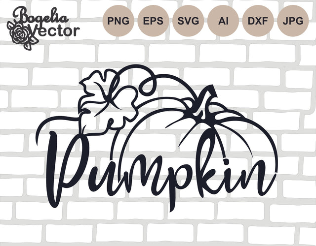 Pumpkin Svg, Pumpkin Cut file, Fall Svg, Happy Thanksgiving, Fall Decor, Instant Download, Halloween, Popular Svg, Png, Svg for Shirts SVG BogeliaVector 