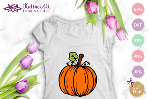 Pumpkin svg Pumpkin layered Fall pumpkin svg Pumpkin png Autumn Svg Fall svg. Jpg, png, eps, dxf, svg cut file. SVG KatineArt 