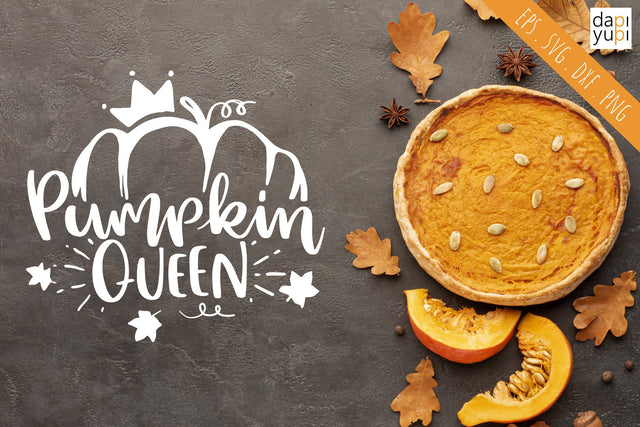 Pumpkin SVG Pumpkin Queen Quotes SVG dapiyupi store 