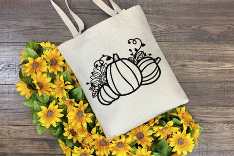 Pumpkin SVG, Sunflower SVG, Thanksgiving SVG. SVG Elinorka 