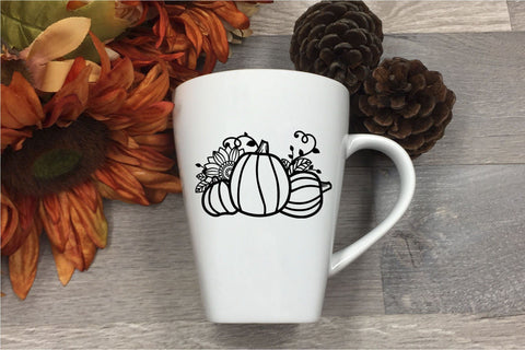 Pumpkin SVG, Sunflower SVG, Thanksgiving SVG. SVG Elinorka 