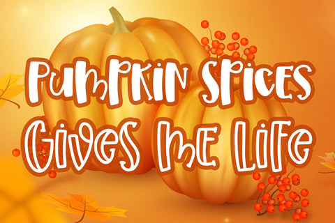 Pumpkin Syrup Font Abo Daniel Studio 