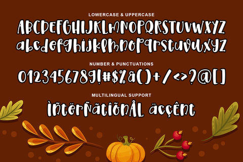 Pumpkin Syrup Font Abo Daniel Studio 