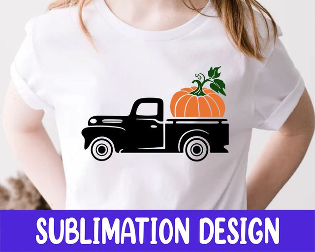 Pumpkin Truck Png, Fall Truck PNG, Autumn, Western Pumpkin Farm Truck Png Sublimation Design, Farm Truck Png, Instant Download Sublimation iStyleDesign 