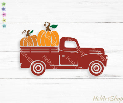 Pumpkin truck svg, Autumn svg SVG _HelArtShop_ 