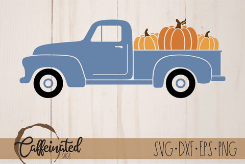 Pumpkin Truck svg, Fall Truck Svg SVG Caffeinated SVGs 