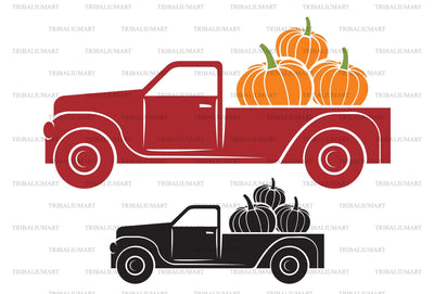 Pumpkin truck SVG TribaliumArtSF 