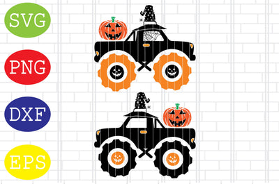 Pumpkin Truck Svg, Witch Hat Svg, Halloween Monster Truck Svg, Spooky Svg, Cauldron Svg, Halloween Svg, Witch Svg, Ghost Svg, Png, Eps, Dxf Files SVG DigitalSvgFiles 