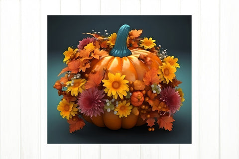 Pumpkin Tumbler Wrap. Halloween Tumbler Sublimation Sublimation Olga Terlyanskaya 