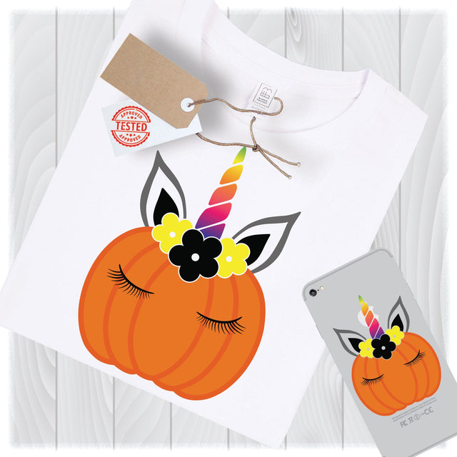 Pumpkin Unicorn SVG Files for Cricut Designs | Thanksgiving SVG Files | Halloween SVG Files SVG My Sew Cute Boutique 