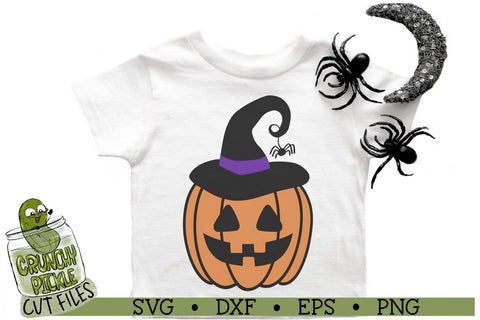 Pumpkin Witch Halloween SVG Cut File SVG Crunchy Pickle 