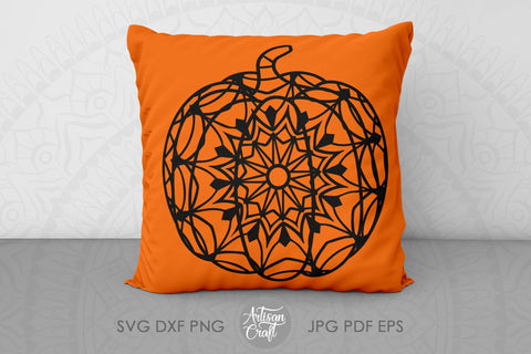 Pumpkin Zentangle SVG and PNG for sublimation SVG Artisan Craft SVG 