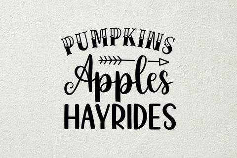 Pumpkins apples hayrides SVG SVG Regulrcrative 