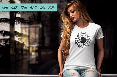 Pumpkins Sunflower SVG, Thanksgiving SVG, Fall Sunflower SVG SVG Irina Ostapenko 