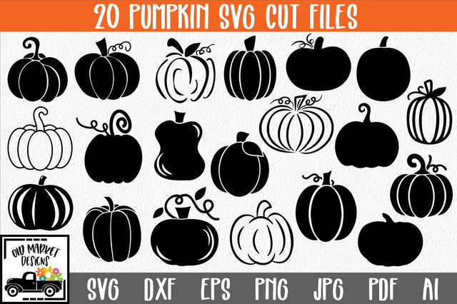Pumpkins SVG Cut File Bundle SVG Old Market